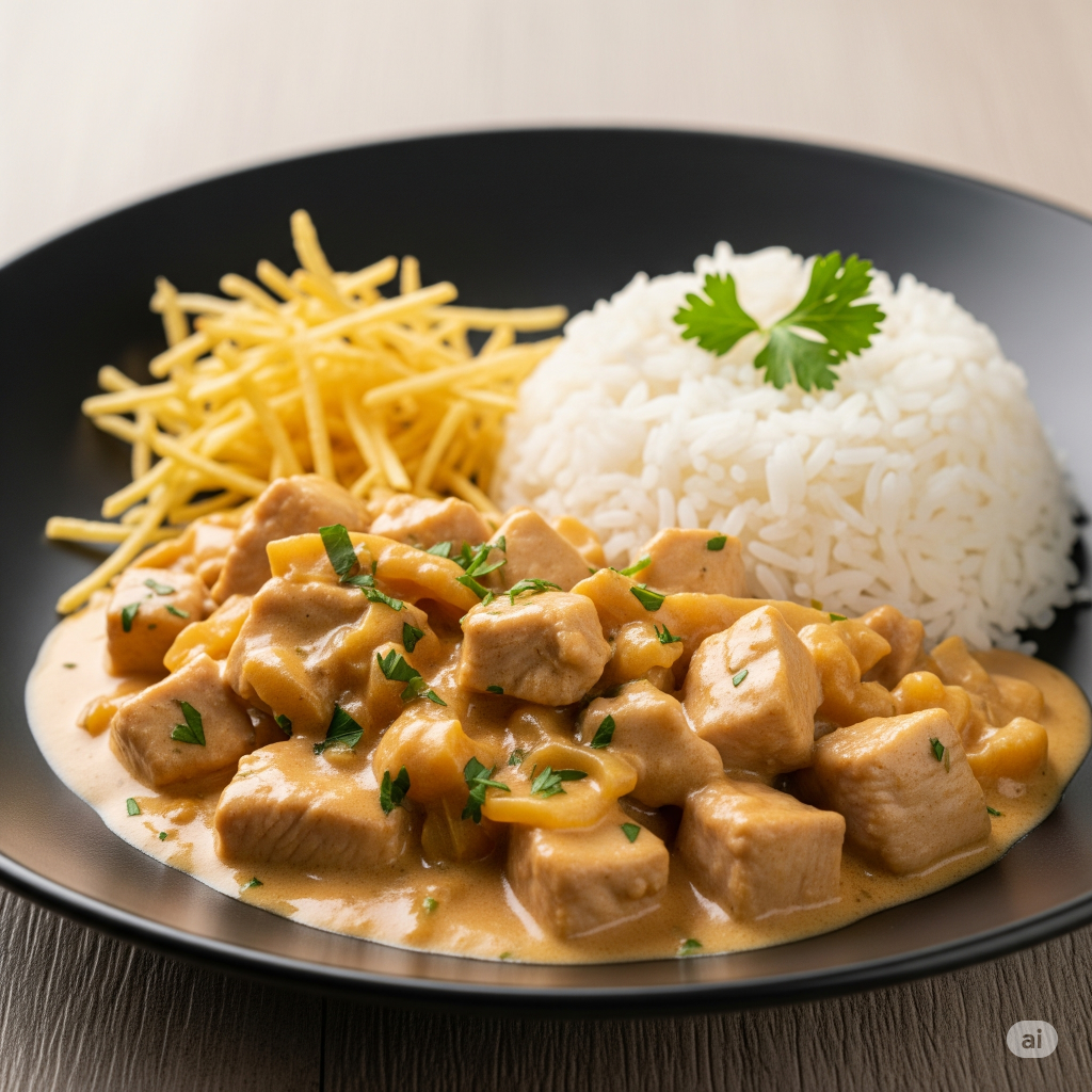 Strogonoff de Frango Cremoso