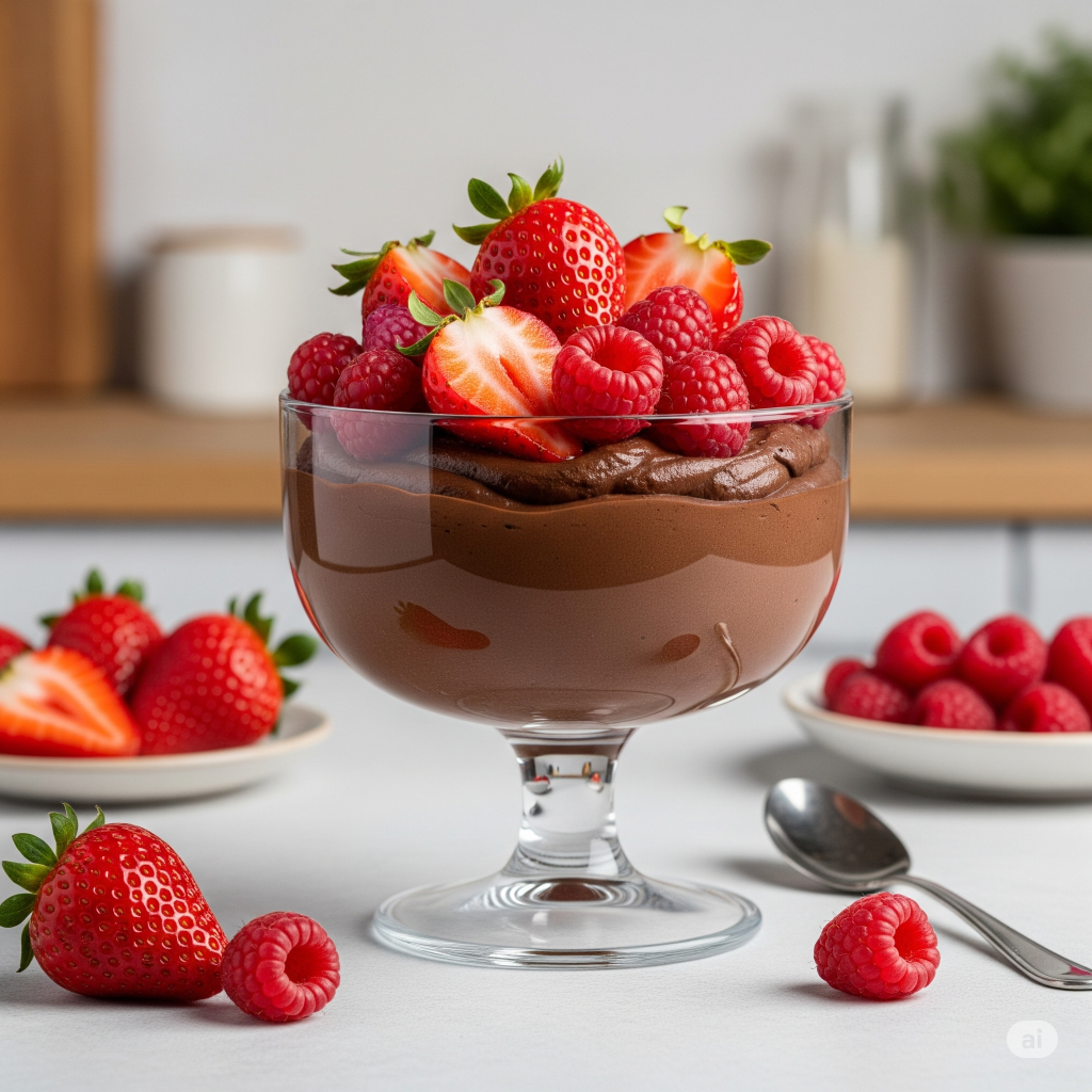 Mousse de Chocolate Rápido