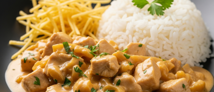 Strogonoff de Frango Cremoso