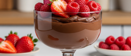 Mousse de Chocolate Rápido