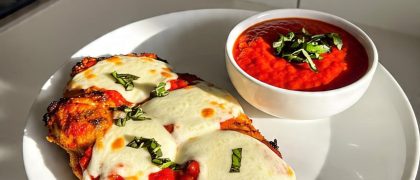 Frango à Parmegiana Low Carb